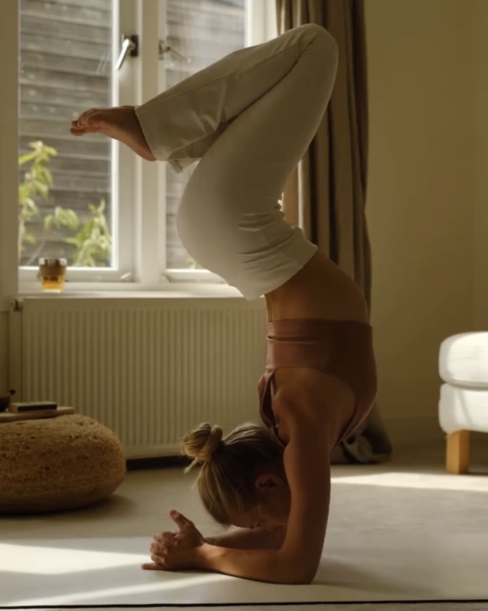 Inna Dmytrenko Private Yoga at home in Amsterdam